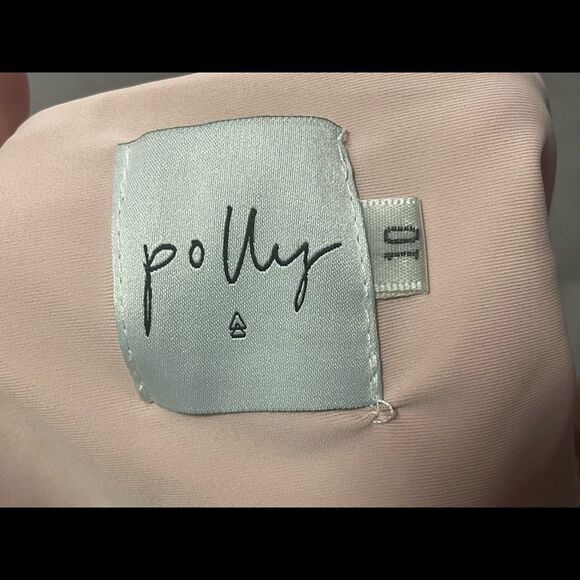 Princess Polly high rise swim bottoms size 10 EUC dusty pink - Picture 3 of 5